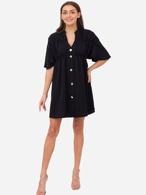 Плаття коротке літнє жіноче Ax Paris DA1757 S Чорне (5063259052362) - зображення 1