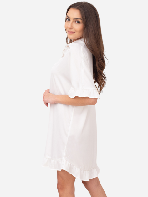 Плаття-сорочка коротке літнє жіноче Ax Paris DA1774 M Кремове (5063259061869) - зображення 2