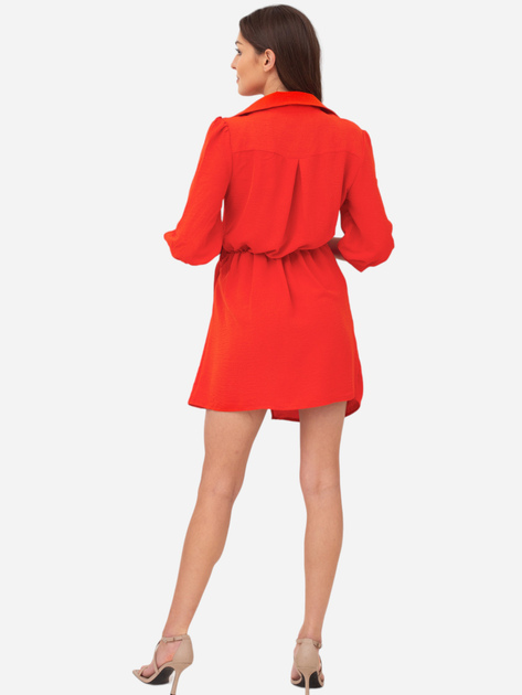 Плаття на запах коротке літнє жіноче Ax Paris DA1778 L Оранжеве (5063259068264) - зображення 2