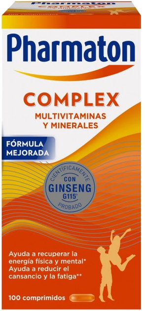 Kompleks mineralno-witaminowy Pharmaton Complex 100 kapsułek (8470001643322) - obraz 1