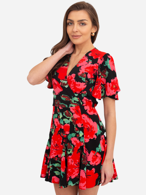 Sukienka kopertowa krótka letnia damska Ax Paris DA1858 L Czerwona (5063259098704) - obraz 1