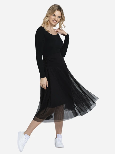 Spódnica tiulowa damska plisowana Kalite Look Tiulove 150 L Czarna (5903999316952) - obraz 6