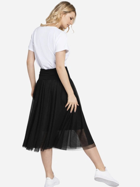 Spódnica tiulowa damska plisowana Kalite Look Tiulove 150 L Czarna (5903999316952) - obraz 9