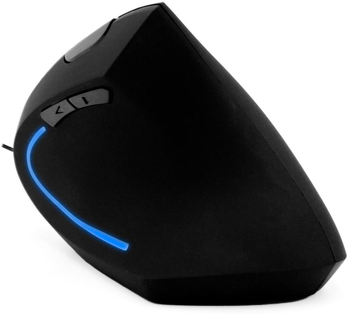 Мышь вертикальная проводная Media-Tech Vertic USB Black (MT1122) - изображение 6