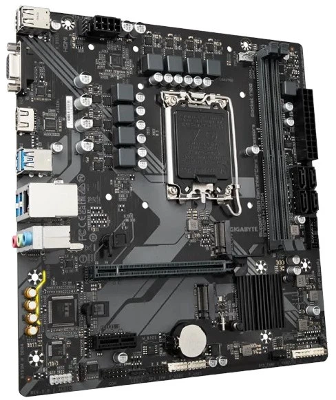 Материнська плата Gigabyte B760M H DDR4 (s1700, Intel B760, PCI-Ex16) - зображення 2