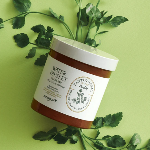 Увлажняющие диски для лица с экстрактом петрушки SKINFOOD Water Parsley Clear Pad 60 шт - Фото 7 Увлажняющие диски для лица с экстрактом петрушки SKINFOOD Water Parsley Clear Pad 60 шт - изображение 7
