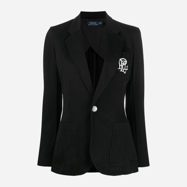 Піджак класичний жіночий Polo Ralph Lauren PRL211795348001 44 Чорний (3616412356641) - зображення 4