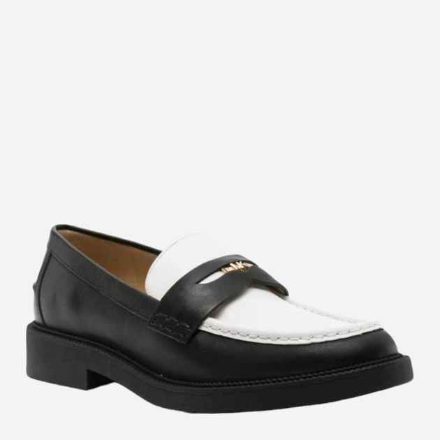 Loafersy damskie skórzane Michael Kors MKO40R4EDMP1L-987 38.5 Biały/Czarny (197677012754) - obraz 2