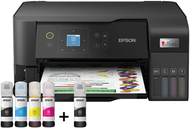 БФП Epson EcoTank L3560 3-in-1 A4 Black (C11CK58403) - зображення 1