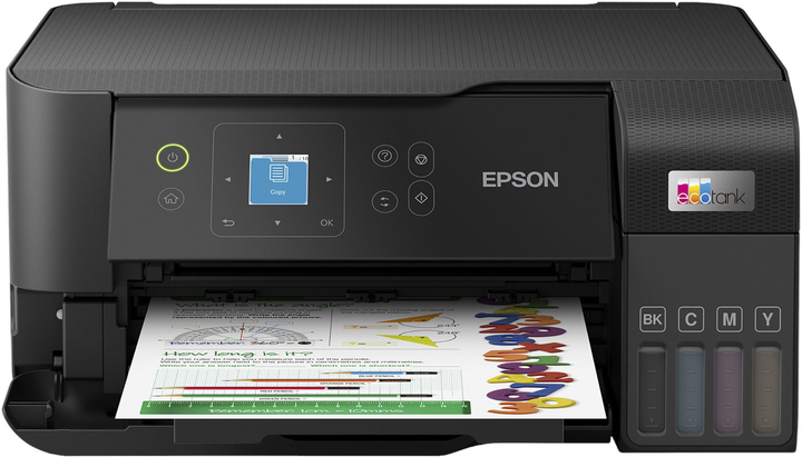 Urządzenie wielofunkcyjne Epson EcoTank L3560 3-in-1 A4 Black (C11CK58403) - obraz 2