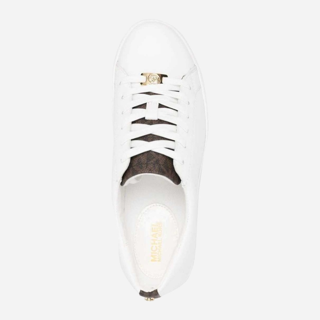 Sneakersy damskie do kostki Michael Kors MKO43T2KTFS3L-200 37 Białe (196108936713) - obraz 4