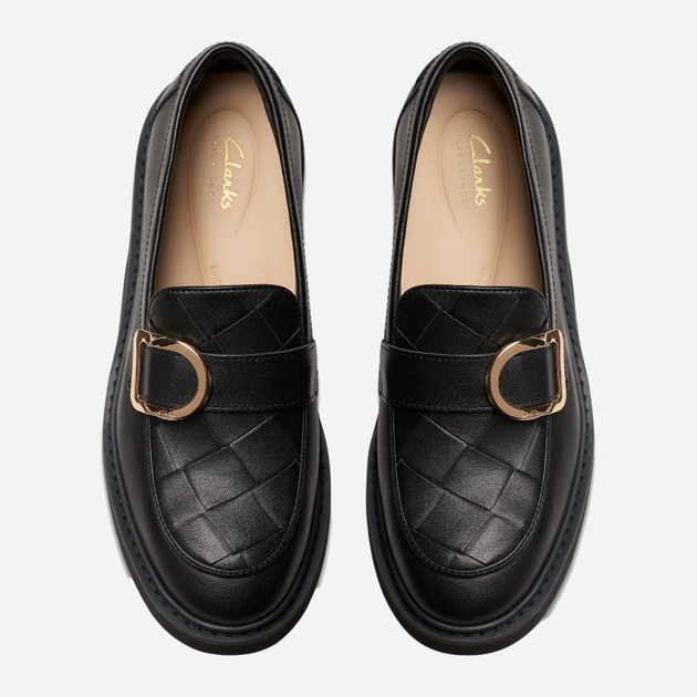 Loafersy damskie skórzane Clarks CLA26176778 41 Czarne (5063090721076) - obraz 5
