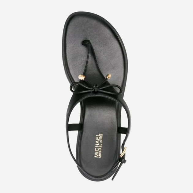 Sandały damskie japonki Michael Kors MKO40R4NRFA1L-001 36 Czarne (197677057380) - obraz 4