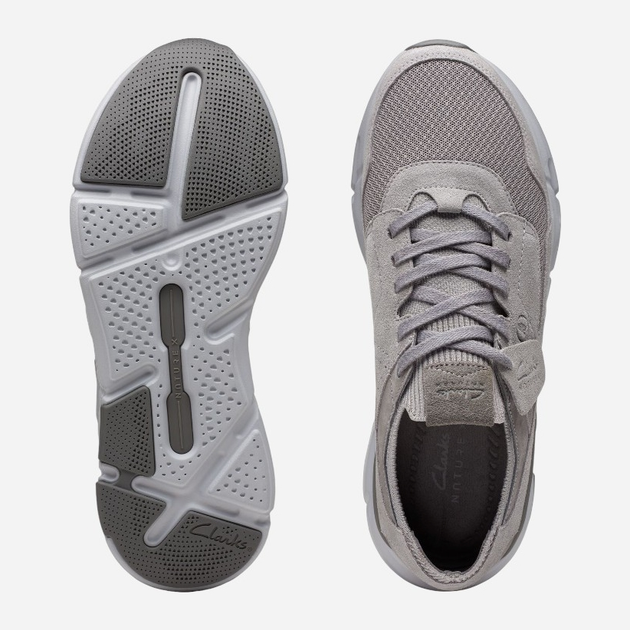 Чоловічі снікери Clarks CLA26173540 41.5 Сірі (5063090416828) - зображення 6