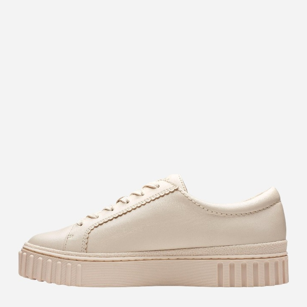 Sneakersy damskie na platformie Clarks CLA26176437 37.5 Beżowe (5063090855177) - obraz 3