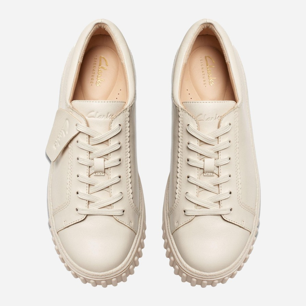 Sneakersy damskie na platformie Clarks CLA26176437 39 Beżowe (5063090855191) - obraz 5