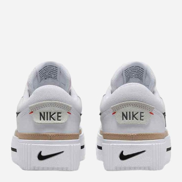 Жіночі кеди низькі Nike NIKEDM7590-100 37.5 Білі (196149219073) - зображення 3