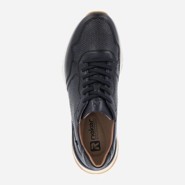 Sneakersy męskie RIEKER REVU0900-14 45 Ciemnogranatowe (4061811750382) - obraz 6