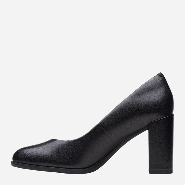 Czółenka damskie skórzane Clarks CLA26170968 37 Czarne (5059680994548) - obraz 4
