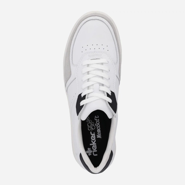 Чоловічі кеди низькі RIEKER RIEB7806-80 41 Білі (4061811761289) - зображення 6