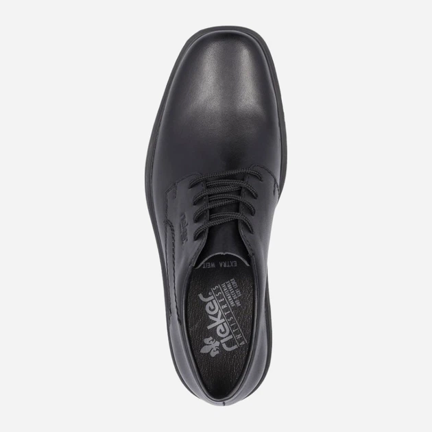 Buty derby męskie RIEKER RIEB0001-00 42 Czarne (4061811752034) - obraz 5