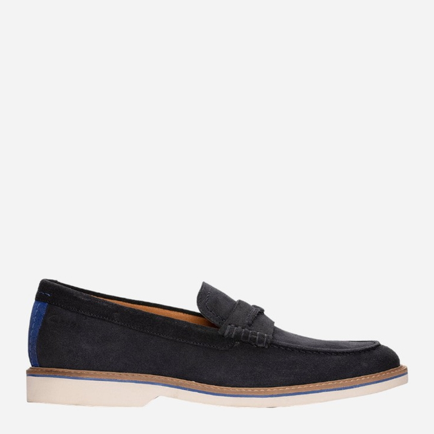 Loafersy męskie Clarks CLA26172441 41.5 Ciemnogranatowe (5059680150753) - obraz 1