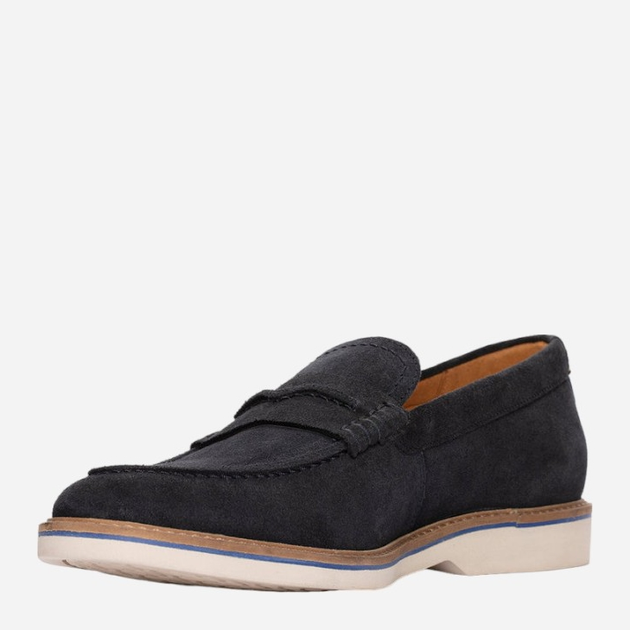 Loafersy męskie Clarks CLA26172441 44 Ciemnogranatowe (5059680150791) - obraz 2