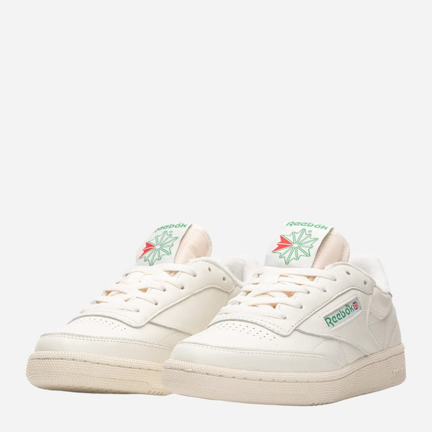 Tenisówki damskie skórzane Reebok Club C 85 Vintage W 100007797 40 Ecru (4065418207829) - obraz 2