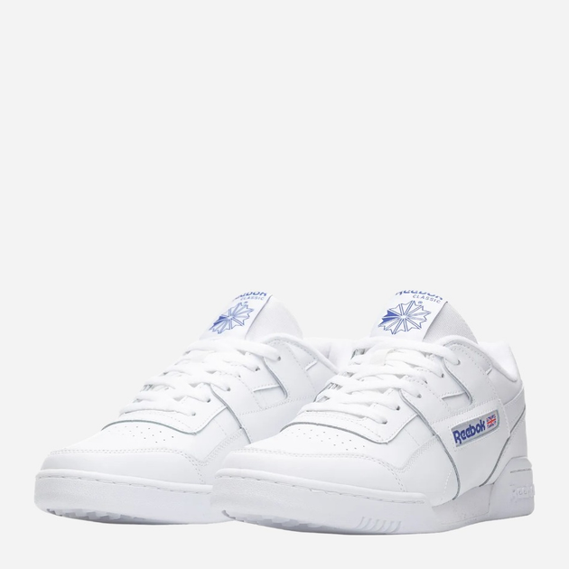 Sneakersy męskie do kostki Reebok Workout Plus 100025050 44.5 Białe (4065432060943) - obraz 2