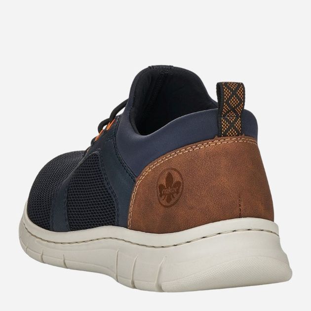 Sneakersy męskie RIEKER RIEB7796-14_CO 41 Ciemnogranatowe (4060596341471) - obraz 4