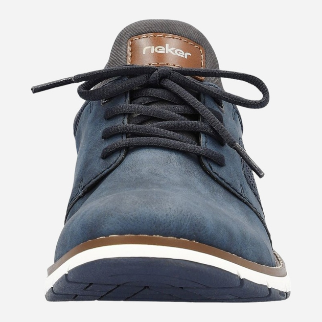 Sneakersy męskie RIEKER RIE11351-14 41 Ciemnogranatowe (4061811773084) - obraz 4