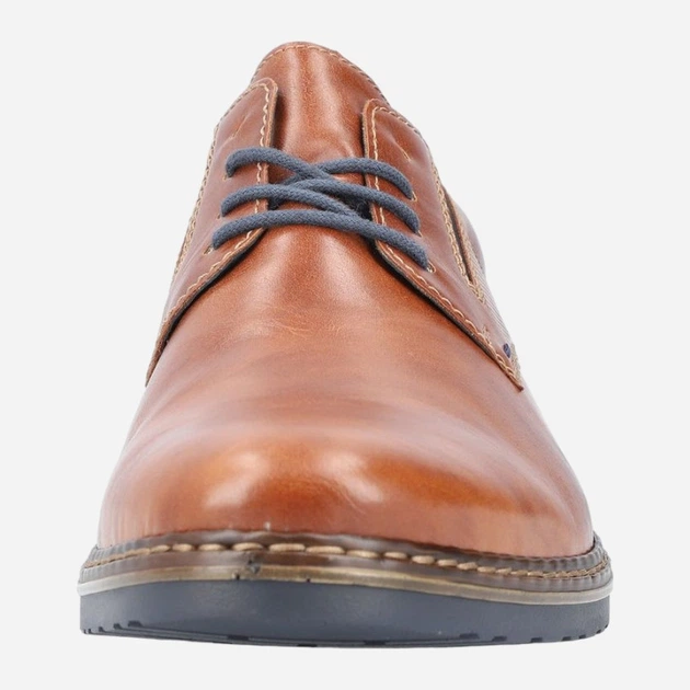 Buty derby męskie RIEKER RIE16505-24 44 Brązowe (4060596749390) - obraz 3