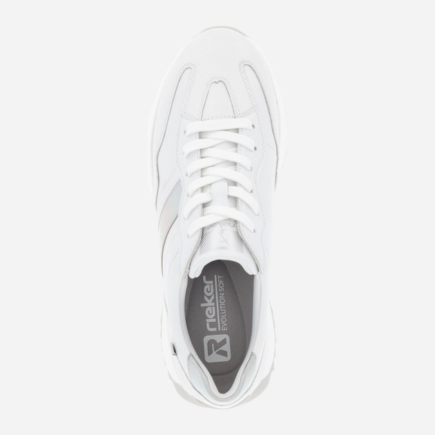 Buty sportowe damskie RIEKER REVW1301-80 38 Białe (4061811754328) - obraz 6
