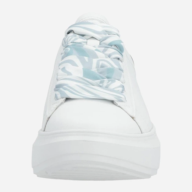 Sneakersy damskie skórzane RIEKER REVW1201-81 37 Biały/Niebieski (4061811746064) - obraz 4