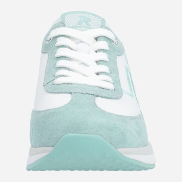 Buty sportowe damskie RIEKER REV42509-81 40 Biały/Turkusowy (4061811750108) - obraz 3