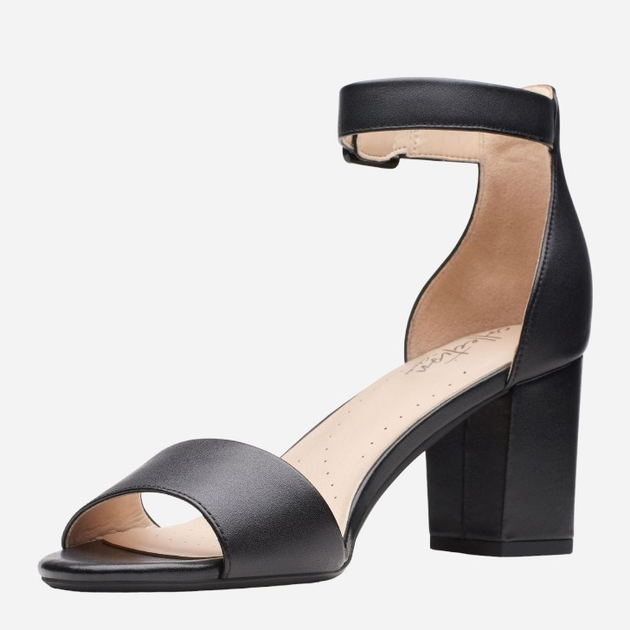 Жіночі босоніжки Clarks CLA26140007 38 Чорні (5059304433156) - зображення 4