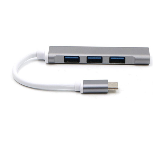 Перехідник обладнання Lucom USB Type-C-3.0x4 (HUB) USB3.0 Macbook/Phone Pas 0.20m срібний(62.09.8283) - Фото 2 Перехідник обладнання Lucom USB Type-C-3.0x4 (HUB) USB3.0 Macbook/Phone Pas 0.20m срібний(62.09.8283) - изображение 2