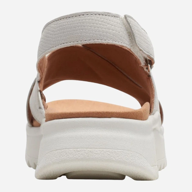 Sandały damskie skórzane Clarks CLA26171949 37 Białe (5063090012334) - obraz 5