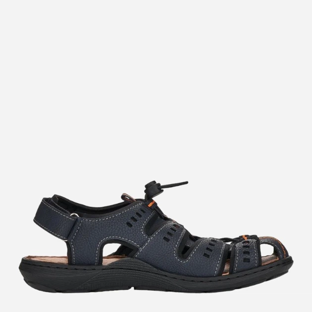 Sandały męskie RIEKER RIE22021-14_CO 42 Ciemnogranatowe (4060596965165) - obraz 3