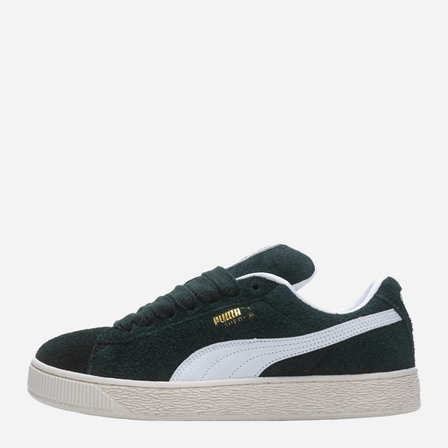 Tenisówki męskie do kostki Puma Suede XL Hairy 39724102 44 Ciemnozielone (4099685848669) - obraz 1