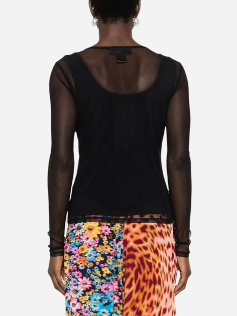 Top damski DKNY DKNYE3KH7UQQ-BLK M Czarny (755404352520) - obraz 2