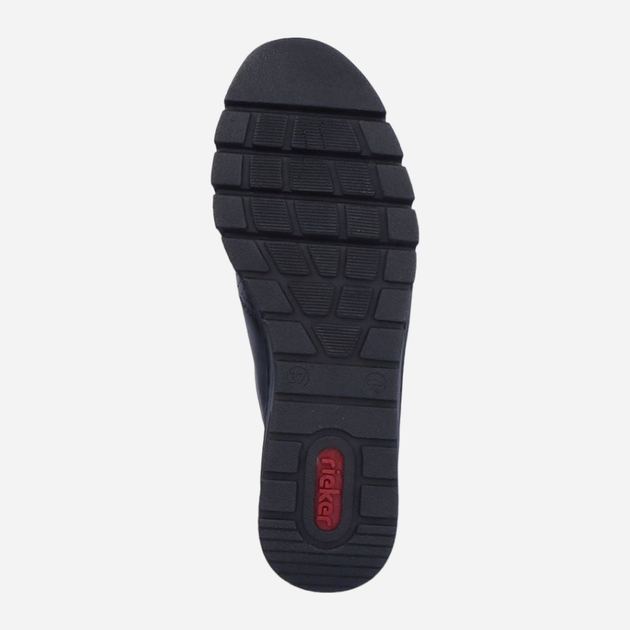 Buty wsuwane damskie RIEKER RIEN3363-01_CO 39 Czarne (4060596716460) - obraz 6