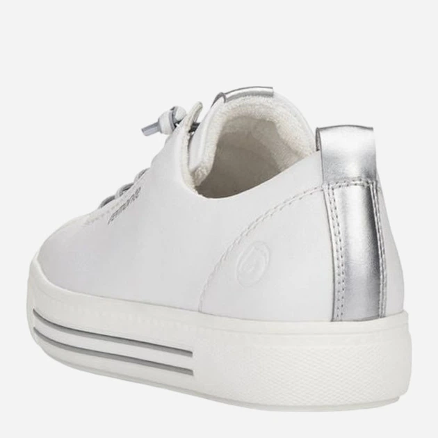 Sneakersy damskie na platformie Remonte REMD0913-80_CO 41 Białe (4060596337016) - obraz 4