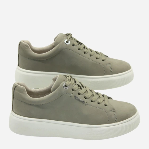 Sneakersy damskie skórzane Tamaris WOR23736-42-771 37 Oliwkowe (4064195095681) - obraz 4