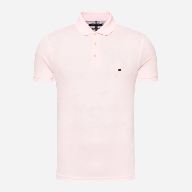 Koszulka polo męska elegancka Tommy Hilfiger THMW0MW17771TOG XL Jasnoróżowa (8720113842121) - obraz 5