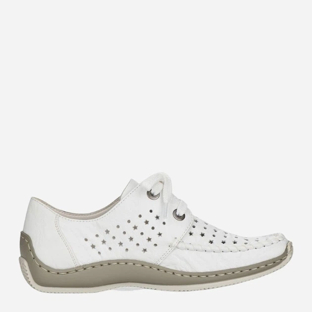 Жіночі мокасини RIEKER RIEL1716-80_CO 39 Білі (4060596004369) - зображення 3