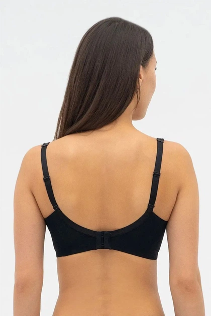 Бюстгальтер м'яка чашка без каркасів ELLEN 001 08 02 Effetto Lingerie чорний 75E - Фото 2 Бюстгальтер м'яка чашка без каркасів ELLEN 001 08 02 Effetto Lingerie чорний 75E - изображение 2