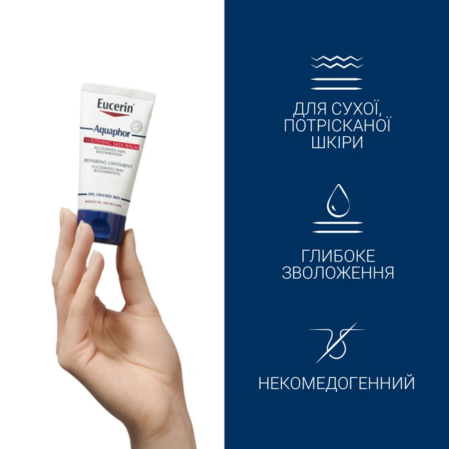 Бальзам Eucerin Aquaphor для відновлення цілісності шкіри 45 мл (4005900577948/4005800019869) - зображення 4