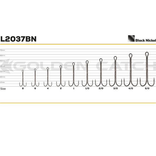 Крючок двойной GC Double Hook Long L2037BN №6 ( 8шт ) - изображение 3