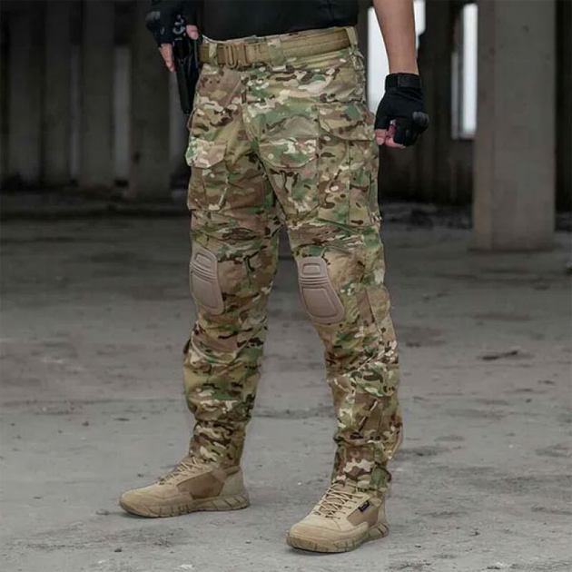 Бойові штани IdoGear G3 Combat Pants with Knee Pads Multicam, розмір S - изображение 2
